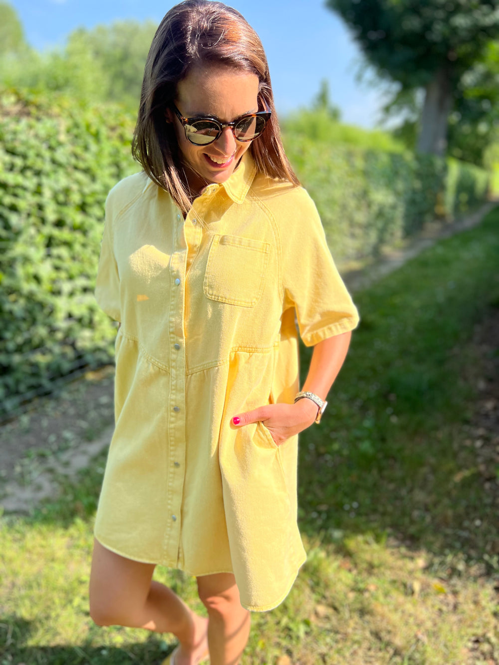 sunny jeans dress