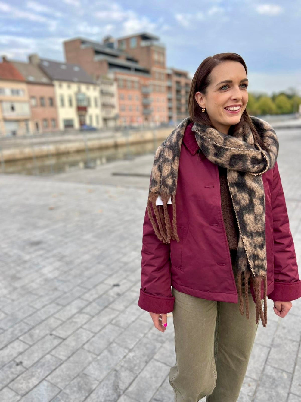 leopard sjaal