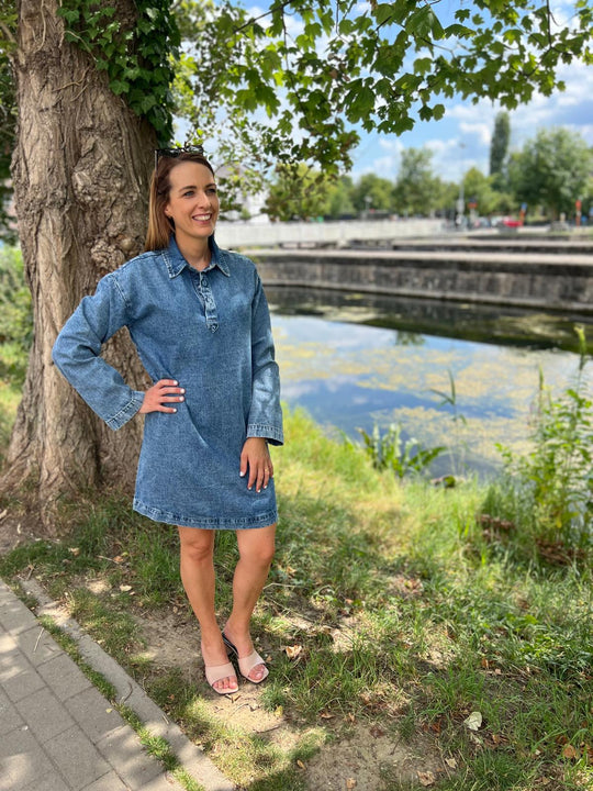 ruby light denim dress