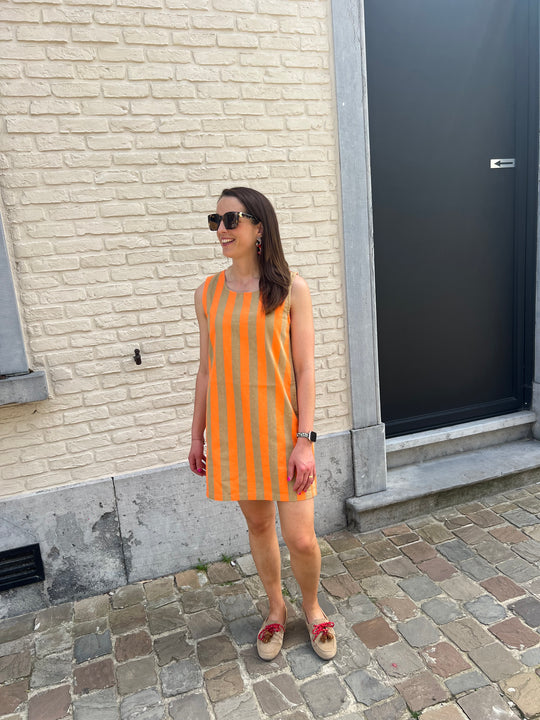 amelie summer dress orange
