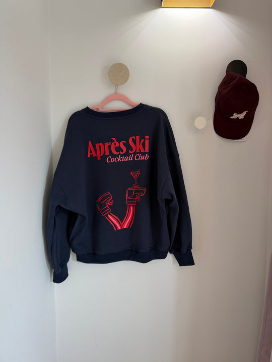 apres ski cocktail club sweater blue