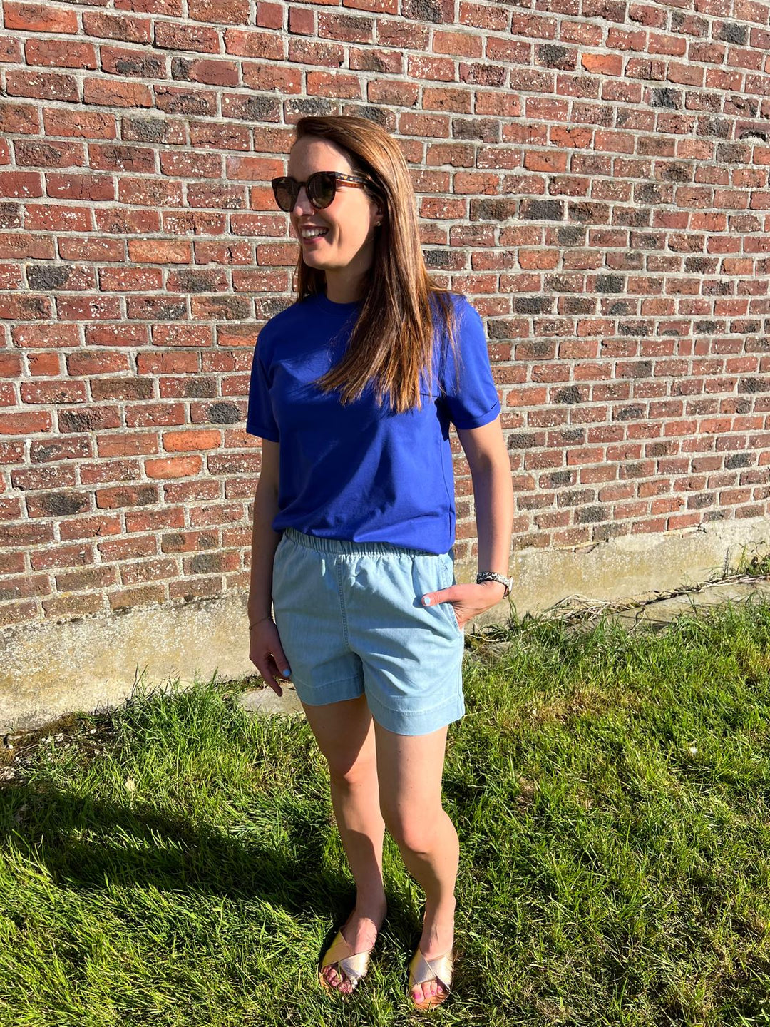 soft jeans short