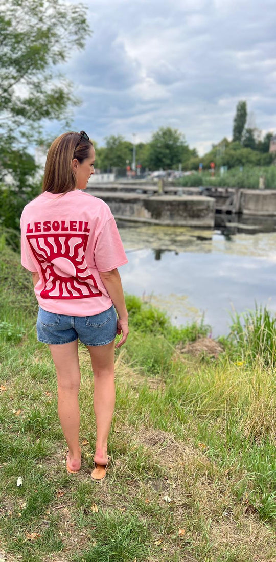 le soleil pink t-shirt