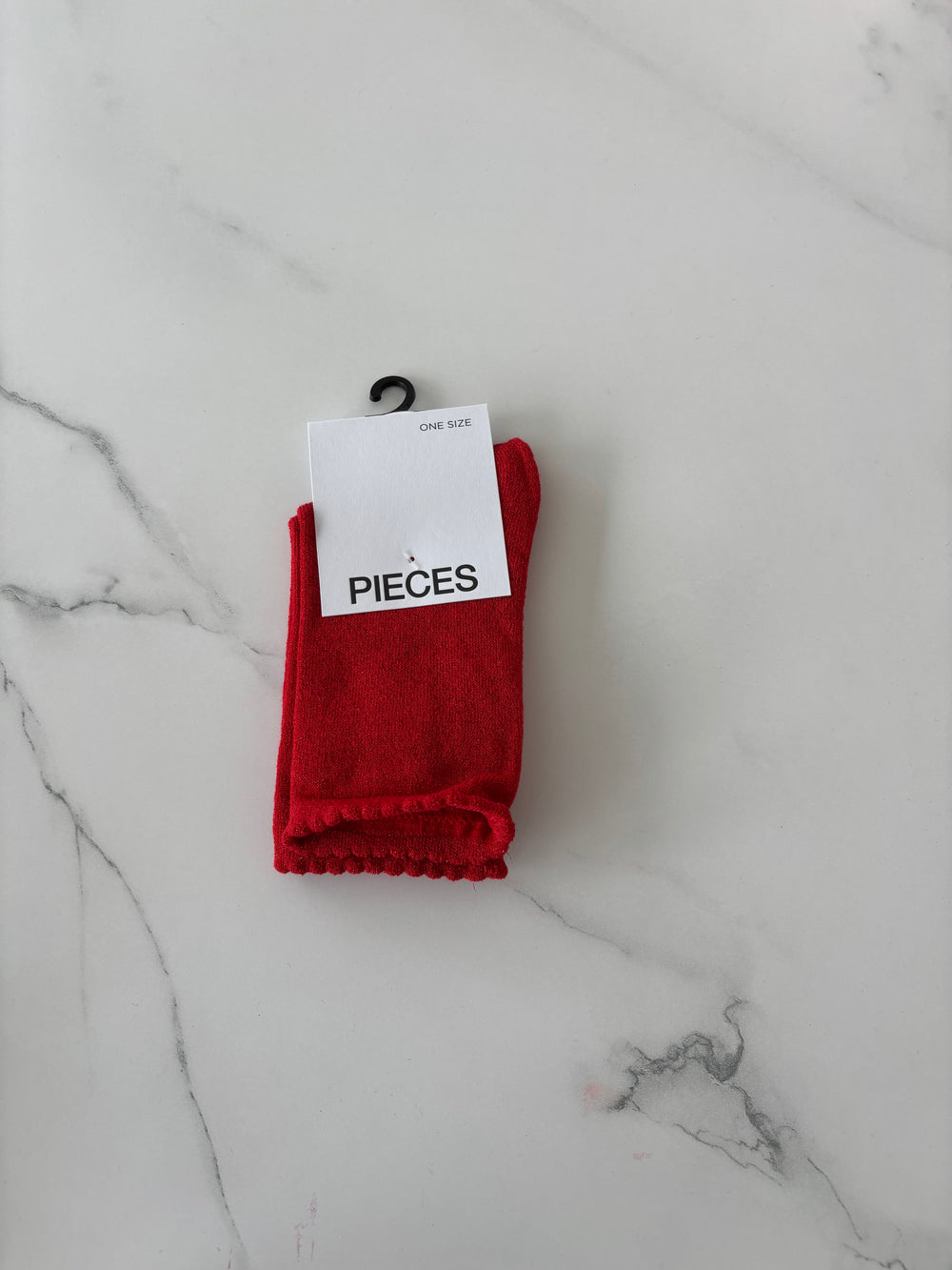 red glitter socks