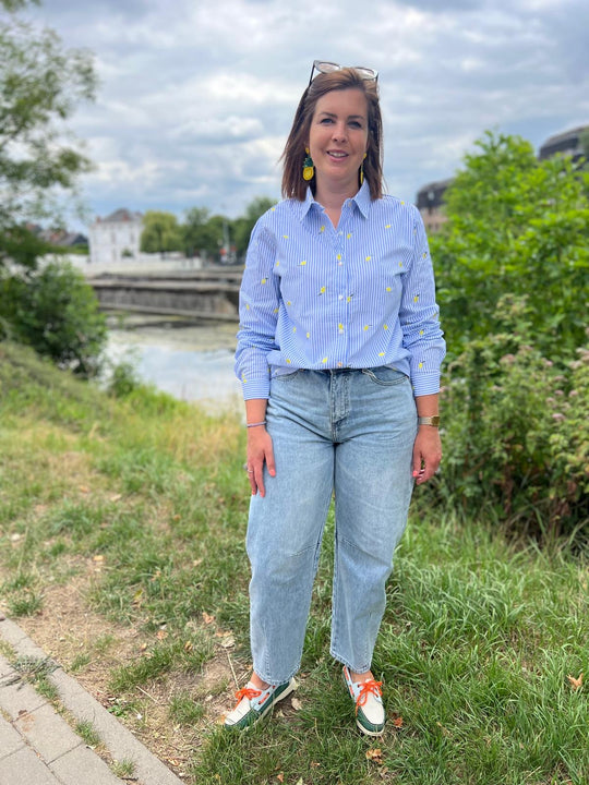 citrus blouse