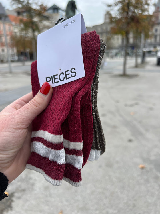 double glitter sokjes