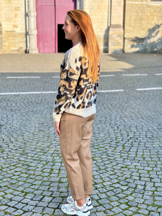 leopard knit