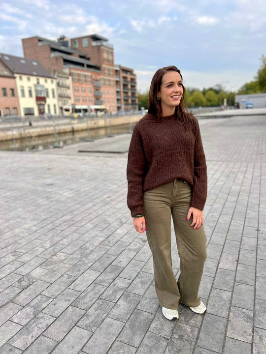 chocolate knit