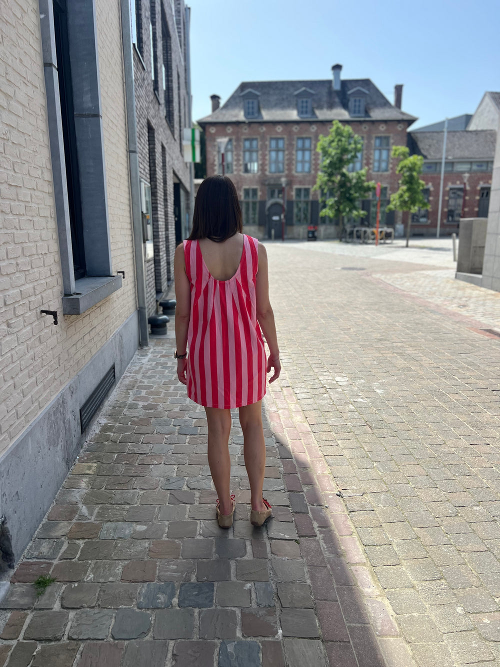amelie summer dress pink