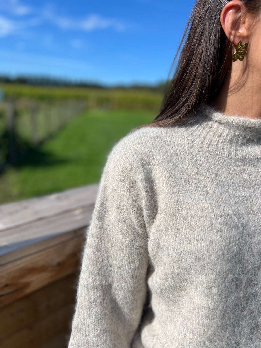 taupe knit