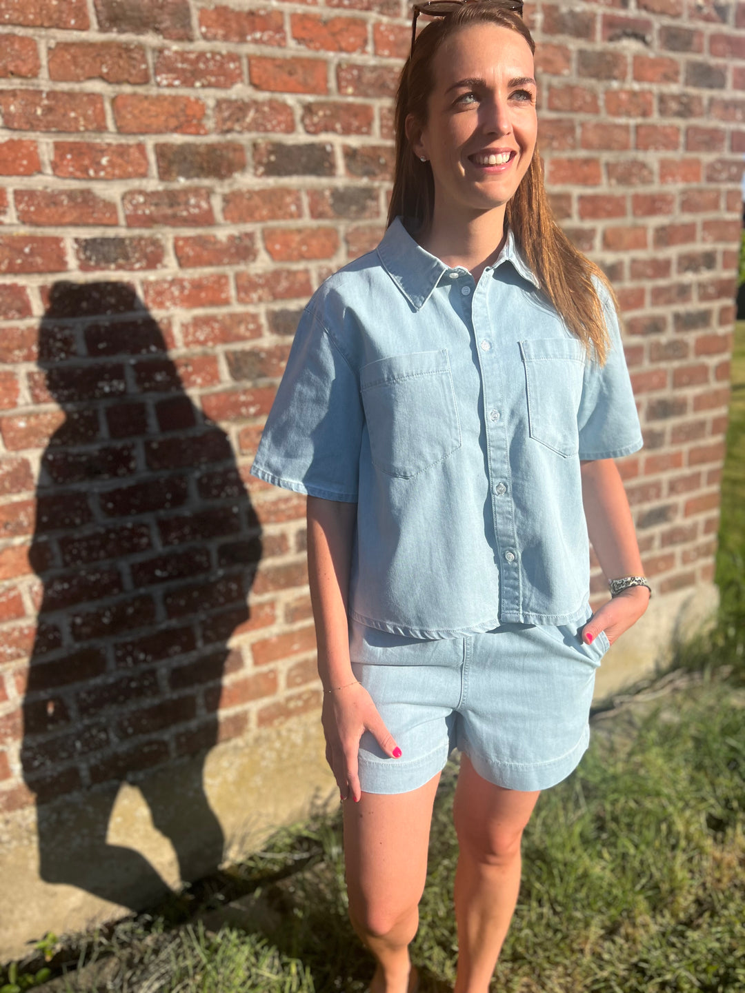 soft jeans short