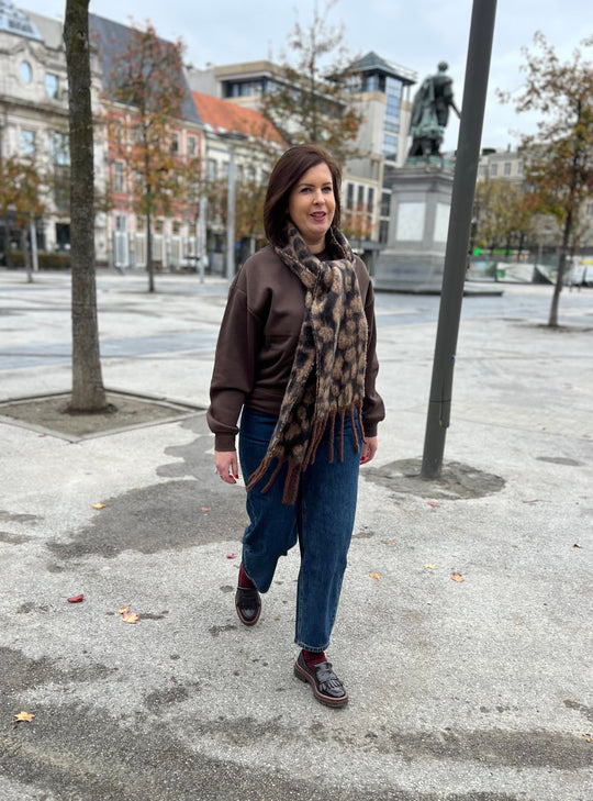 leopard sjaal