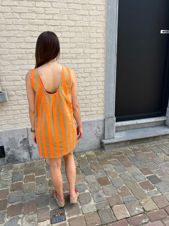 amelie summer dress orange
