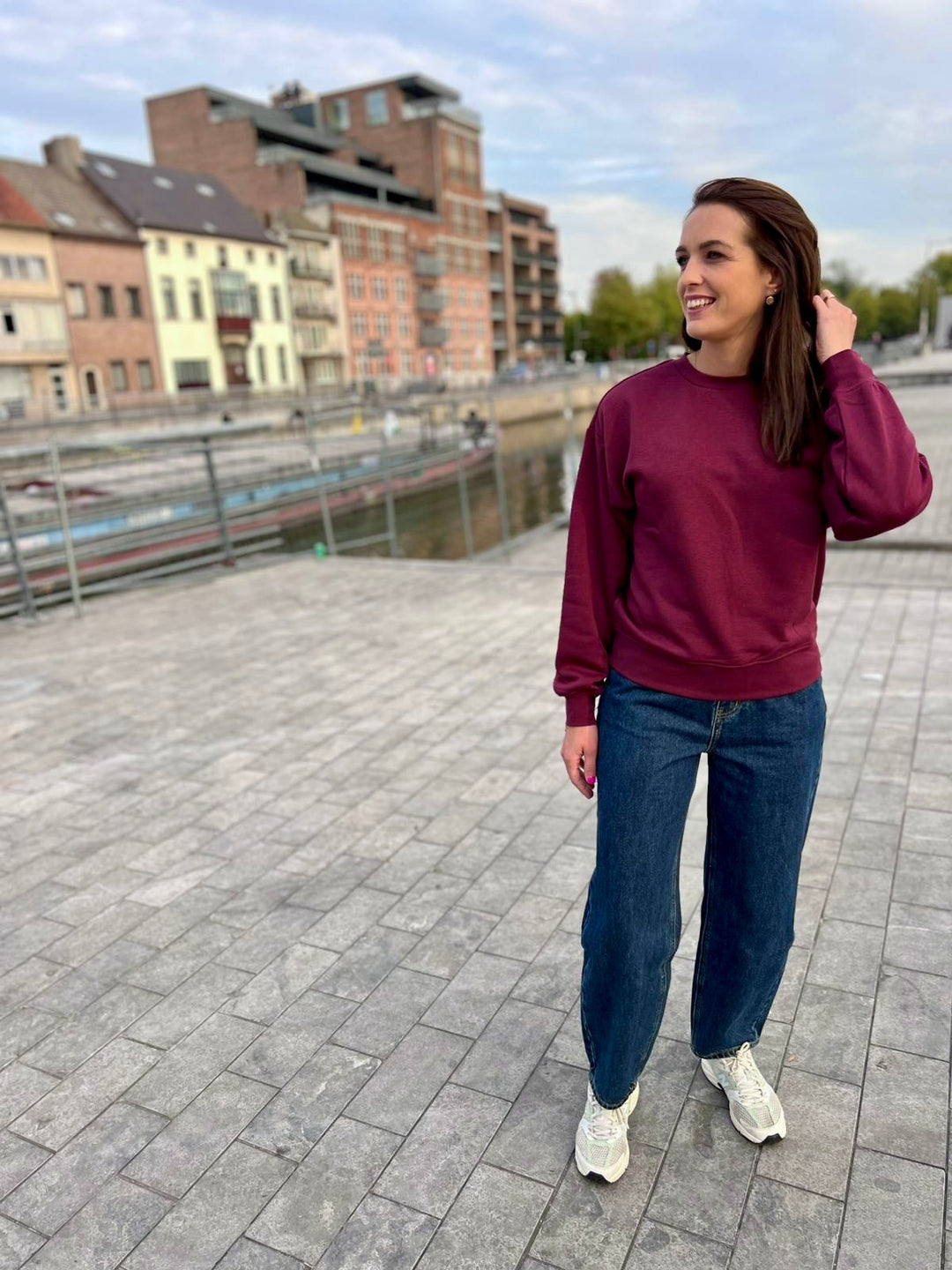 blue barrel jeans