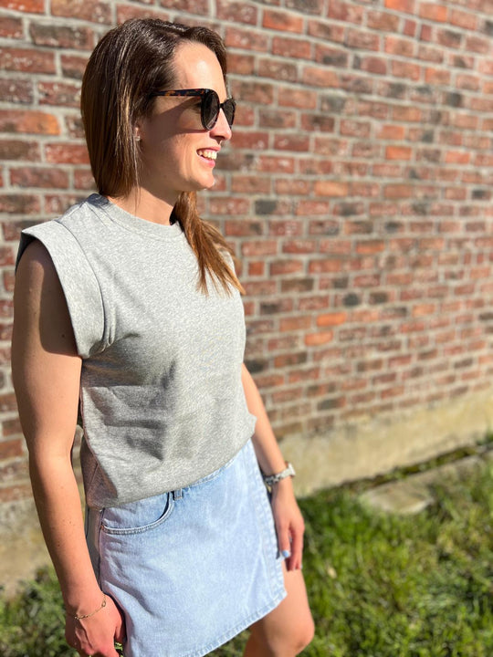 grey summer top