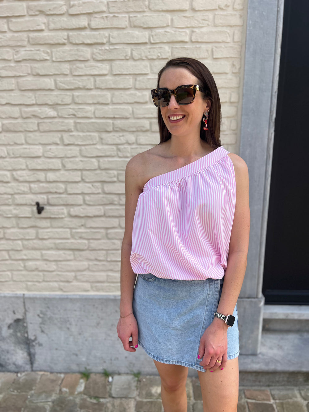 juliette one shoulder top