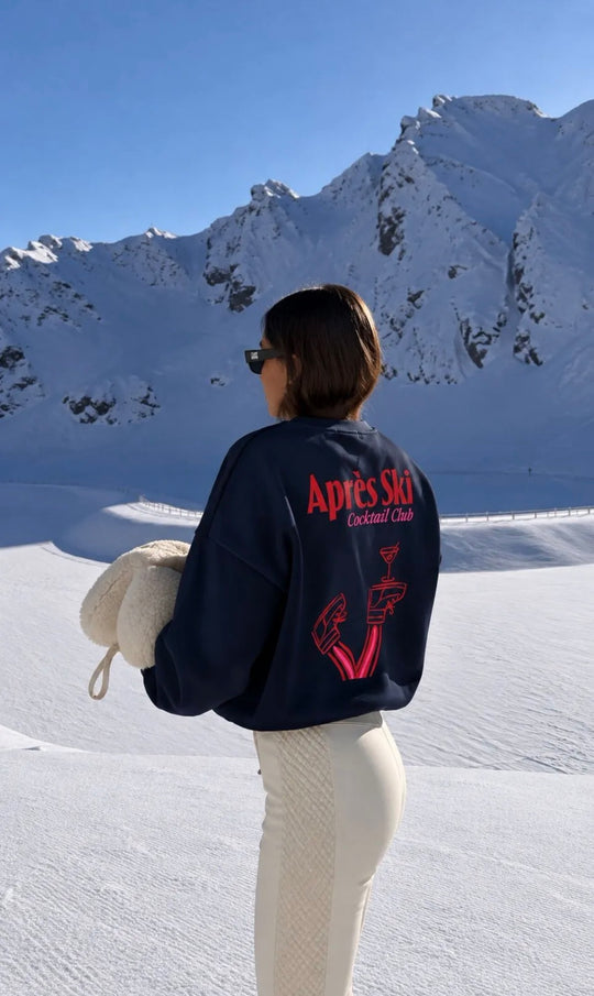 apres ski cocktail club sweater blue