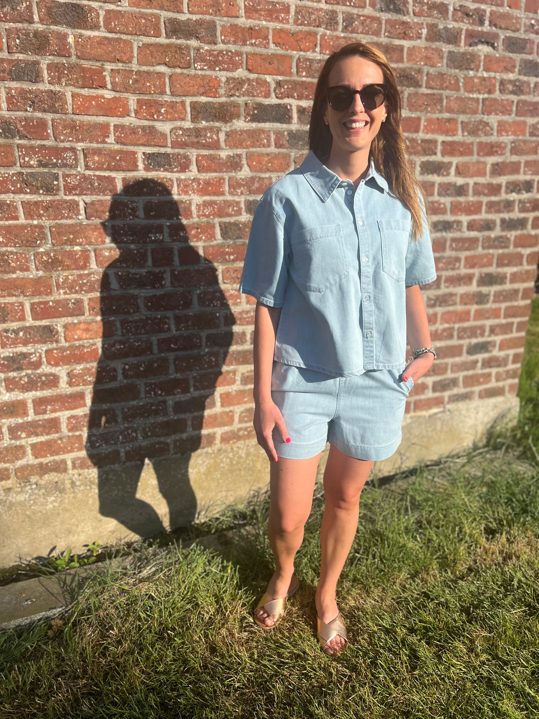 soft jeans short