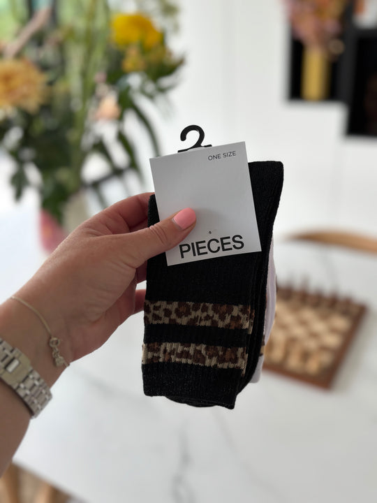 leopard sokjes 2-pack