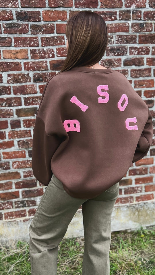 bisou sweater brown