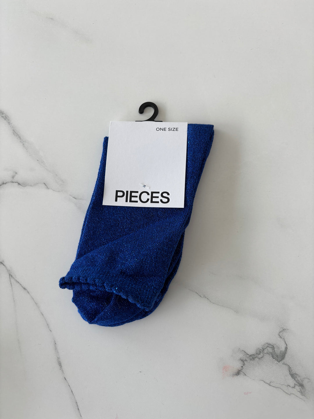 koningsblauwe glittersokjes