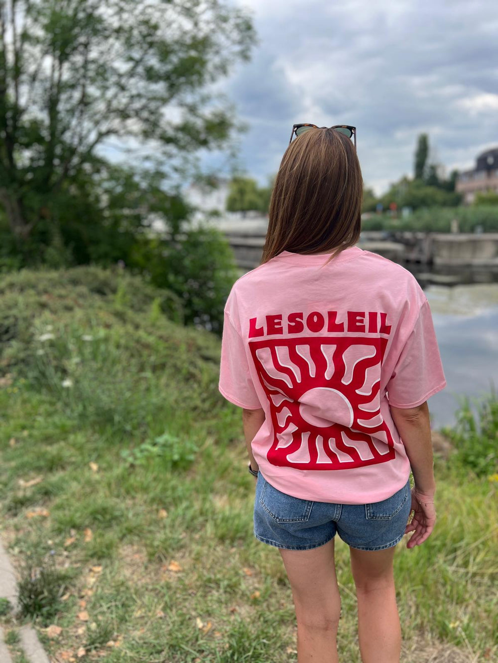 le soleil pink t-shirt