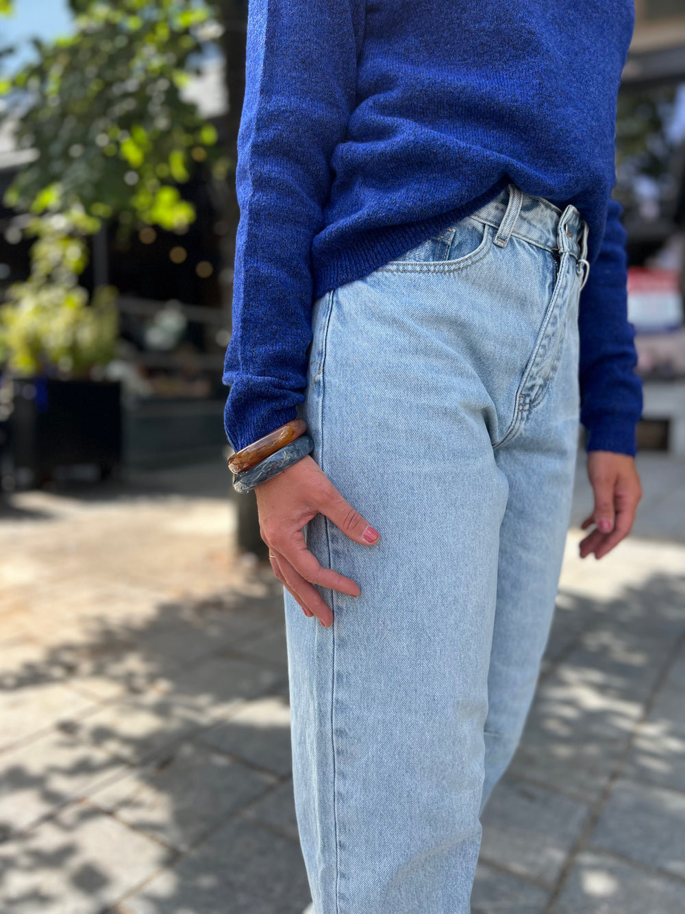 blauwe armband