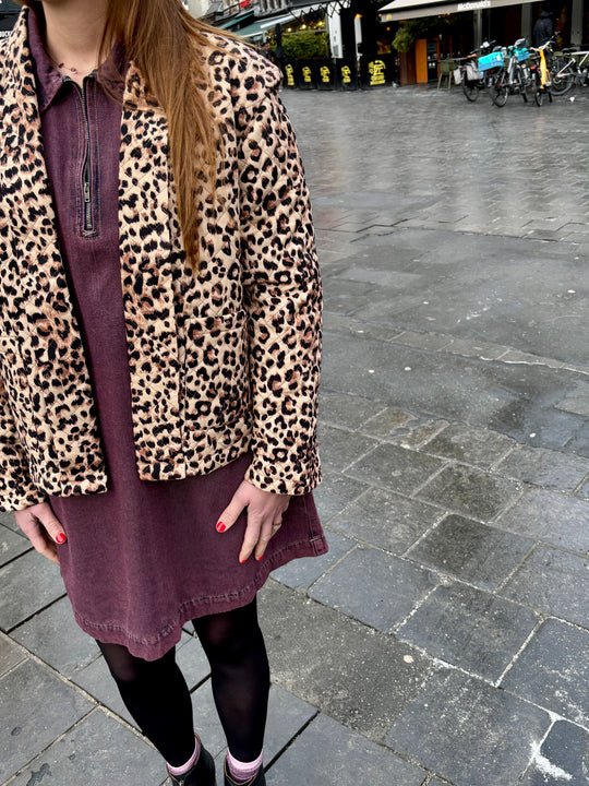 leopard vest