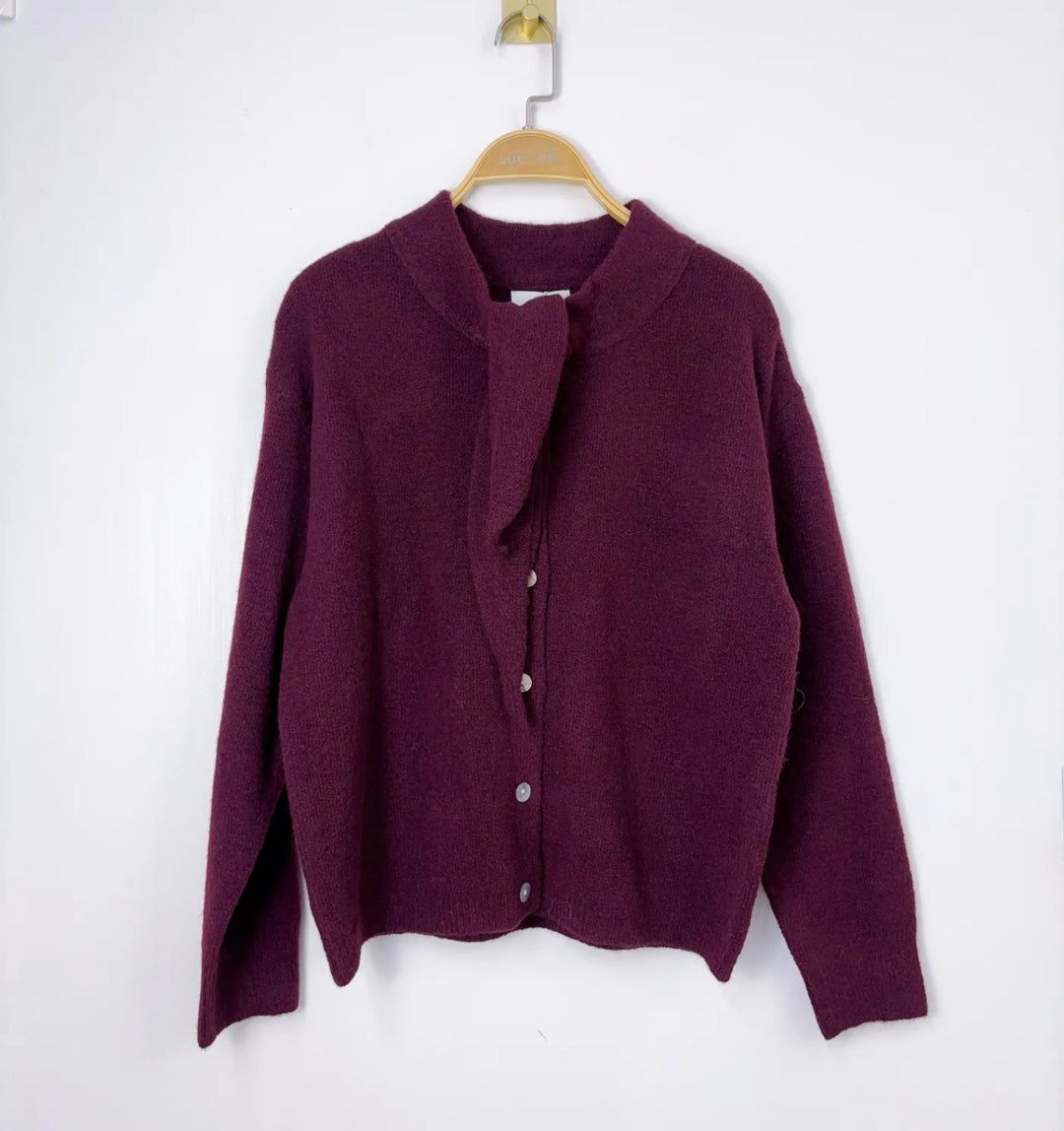 plum knit