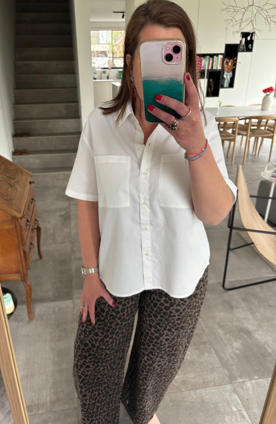 lou white blouse