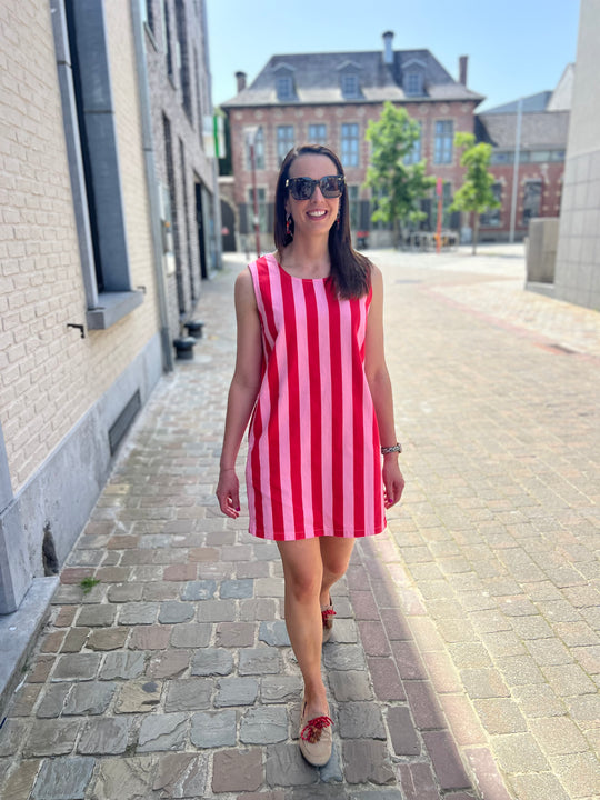 amelie summer dress pink