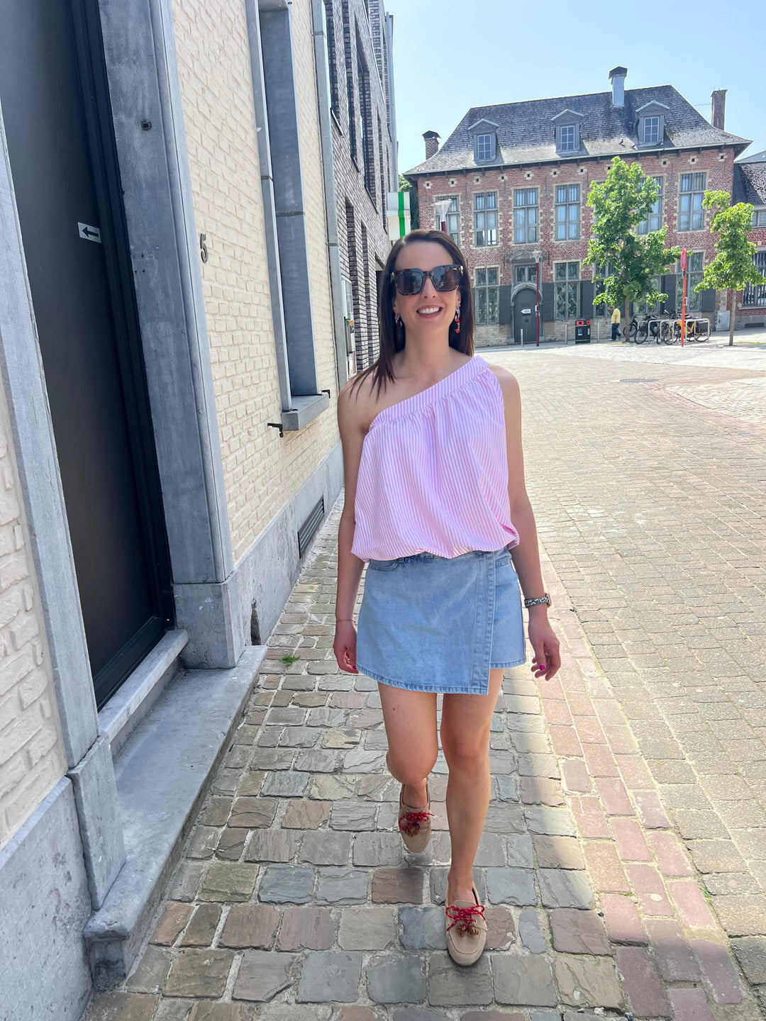 juliette one shoulder top