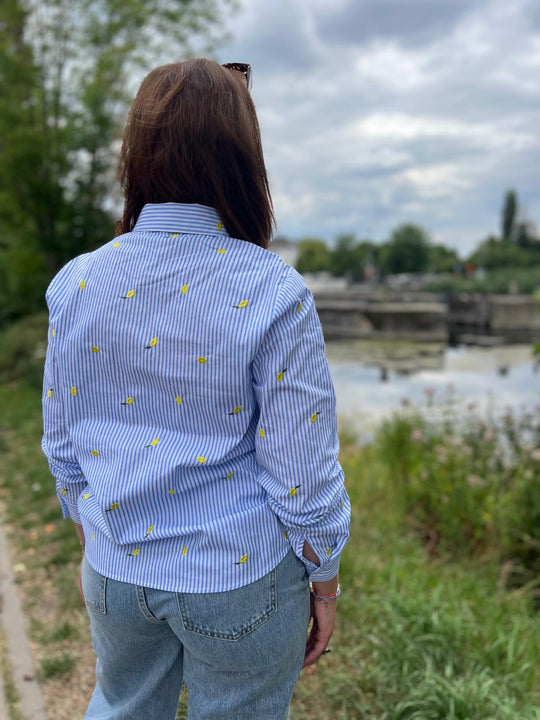 citrus blouse