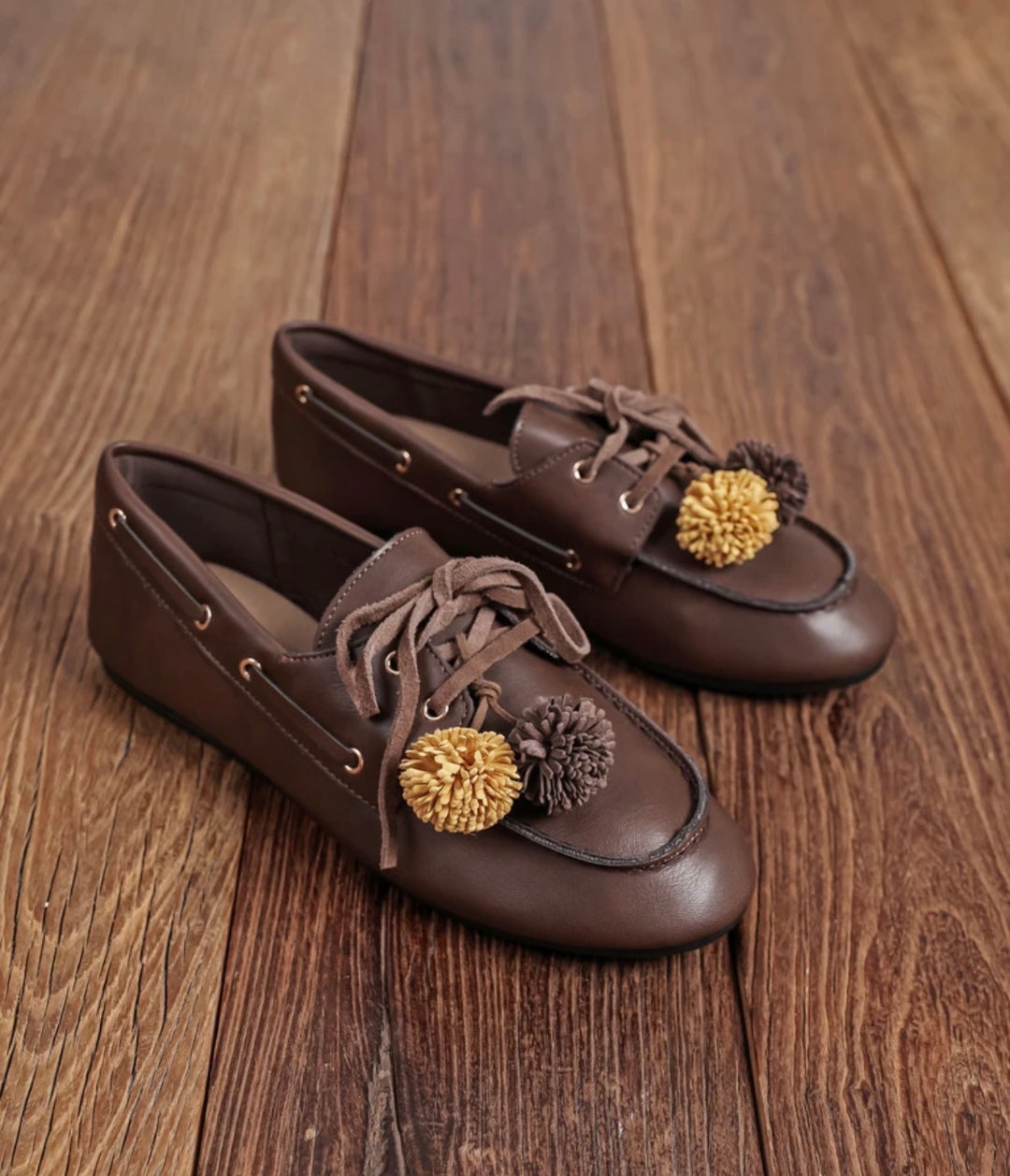 chocolate loafers