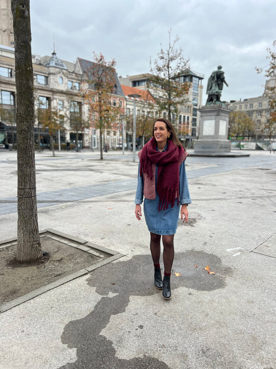 ruby light denim dress