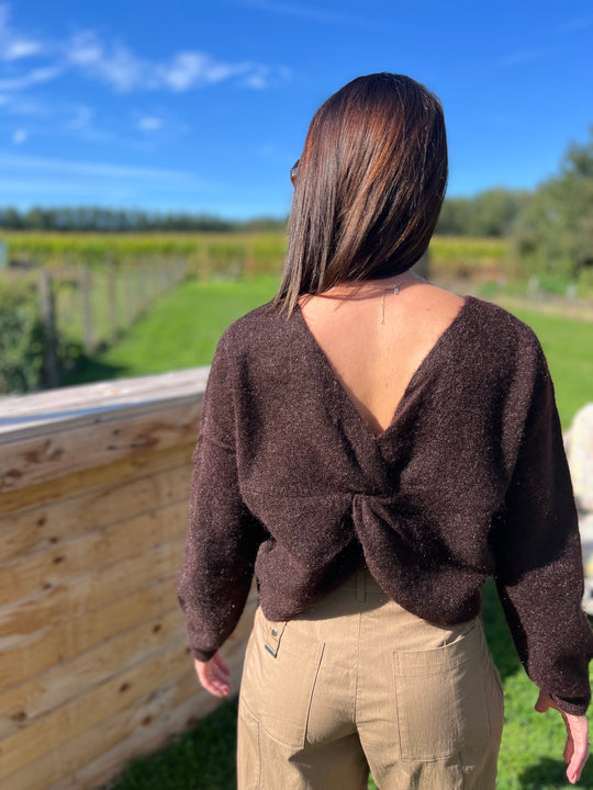 chocolate knit