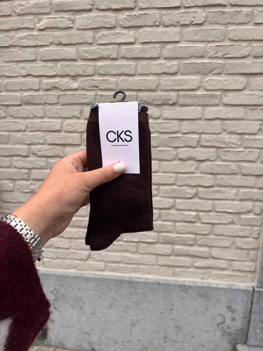 ruffle chocolate socks