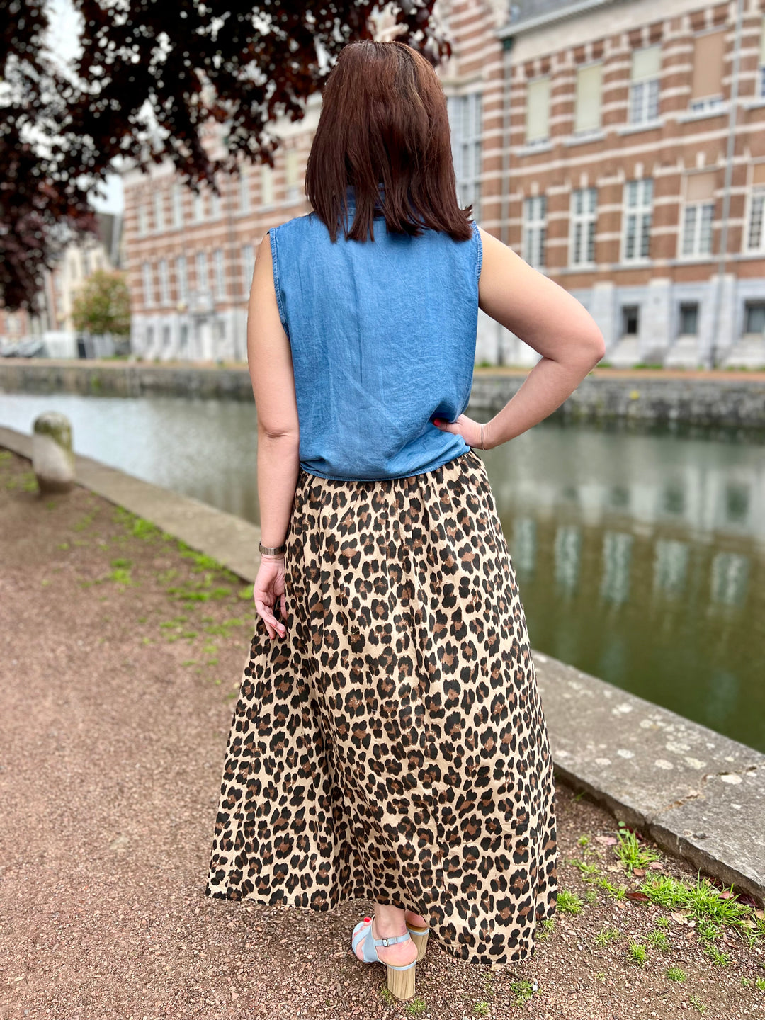 Leopard skirt