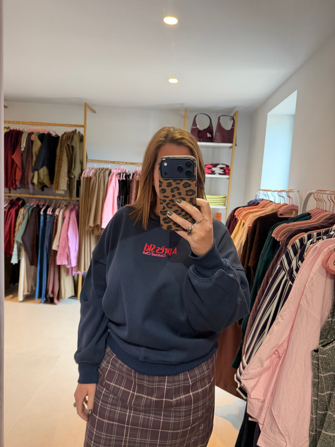 apres ski cocktail club sweater blue