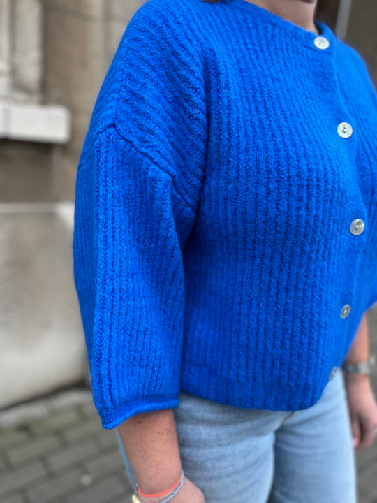 royal blue knit
