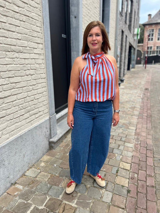 blue trooper barrel jeans
