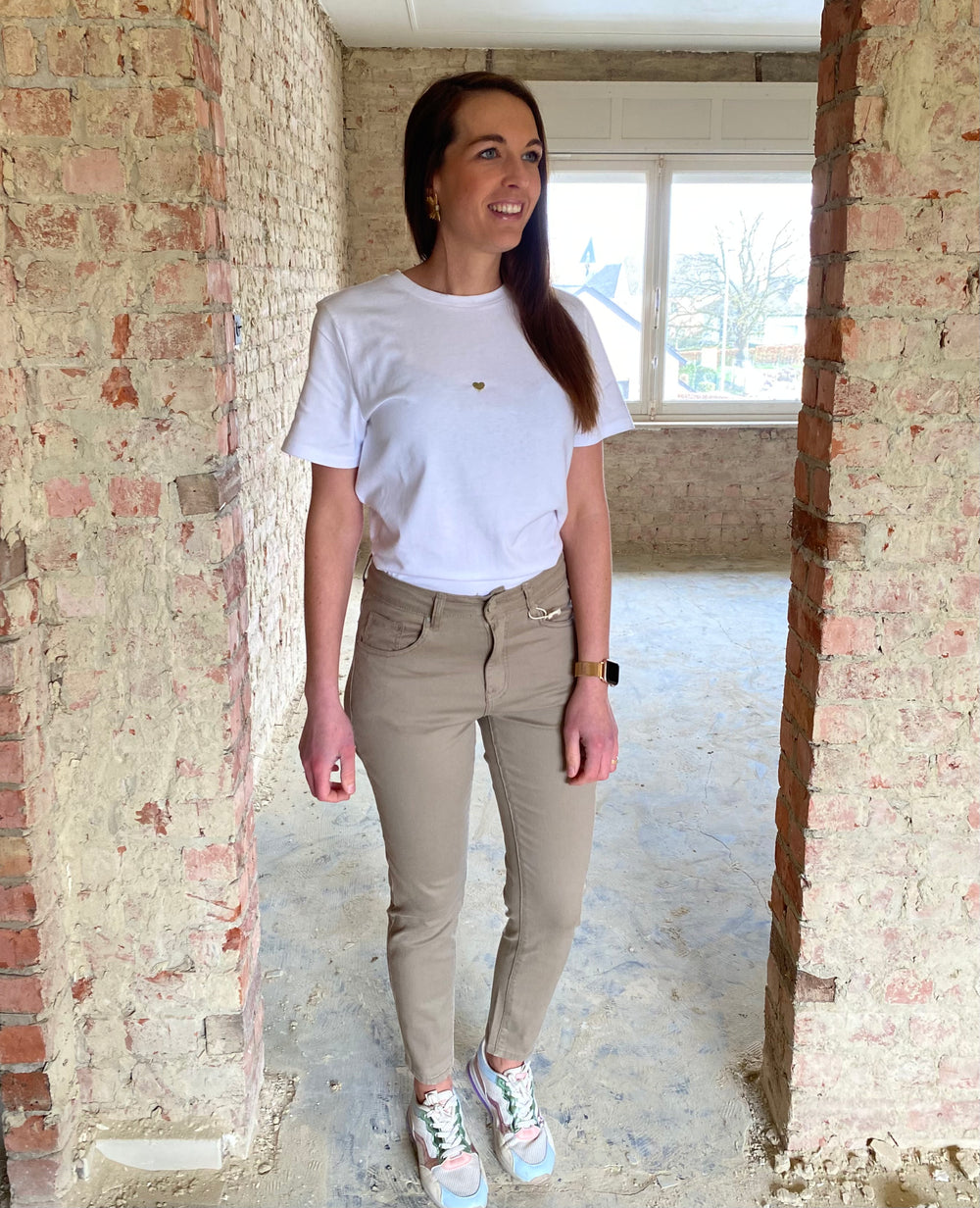 MOM jeans SUZ - Beige