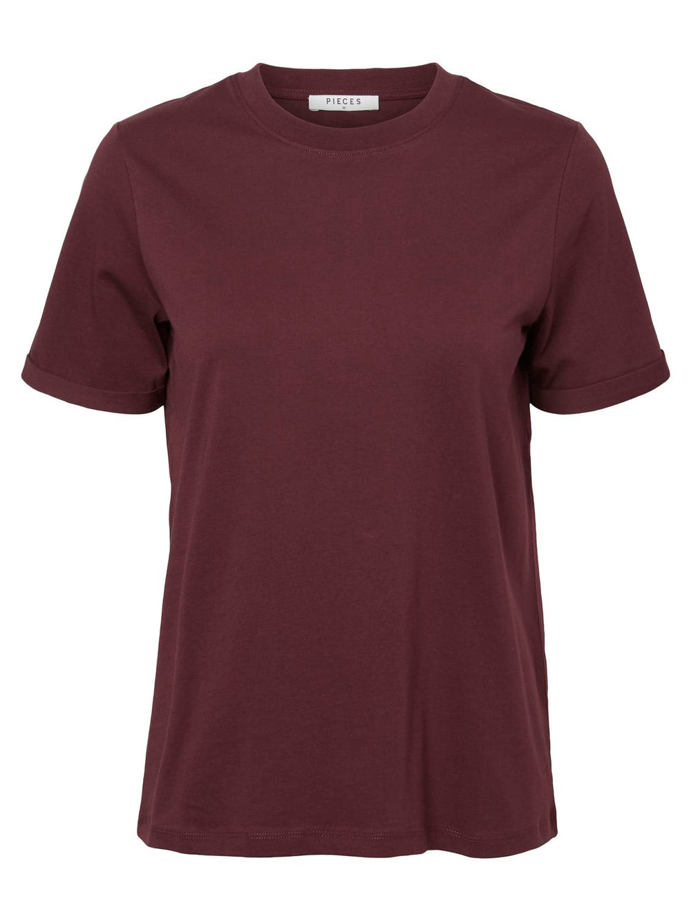 burgundy t-shirt