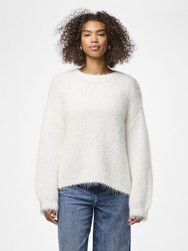 zachte white knit