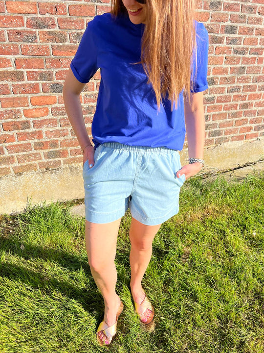 soft jeans short