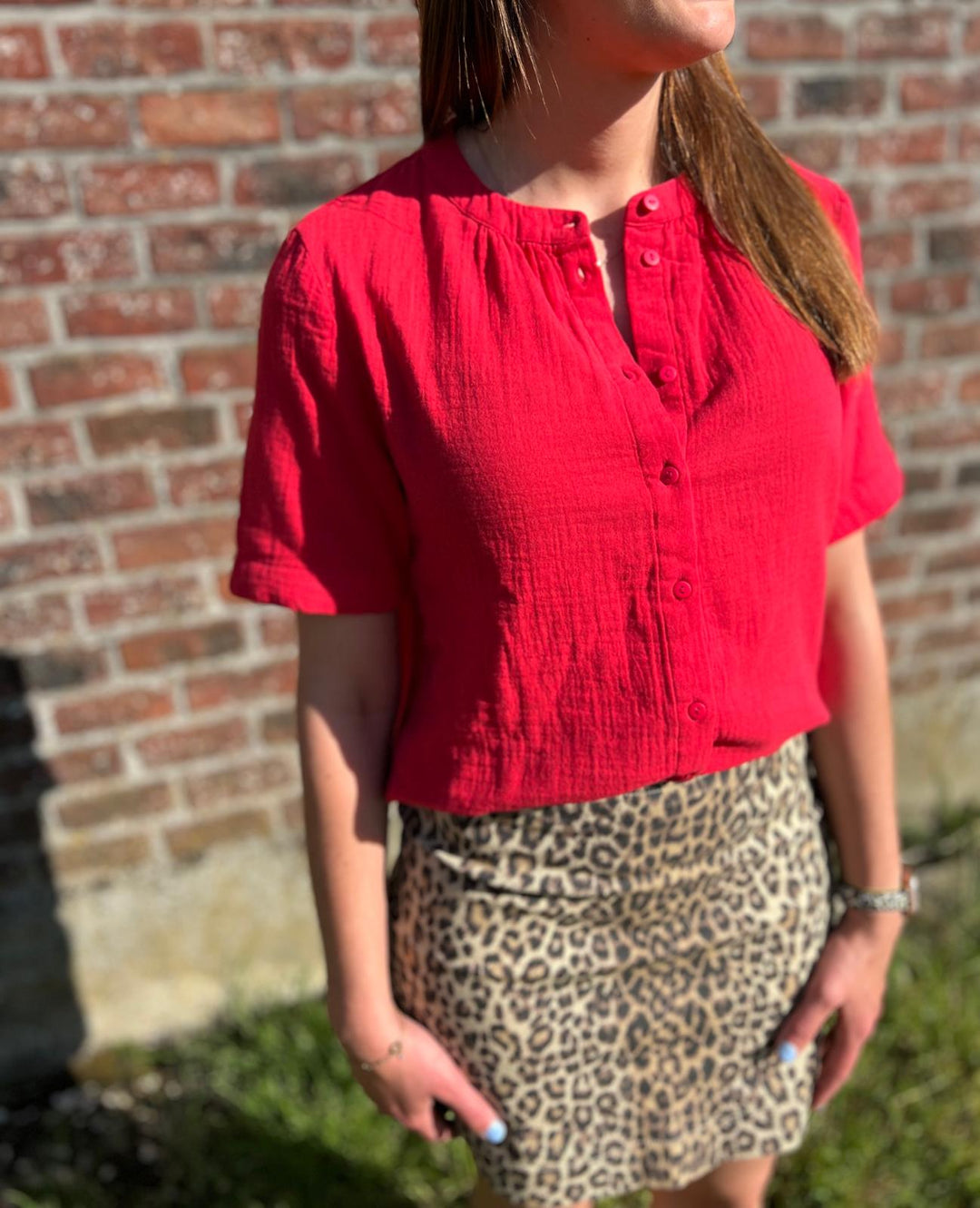 tetra cherry blouse