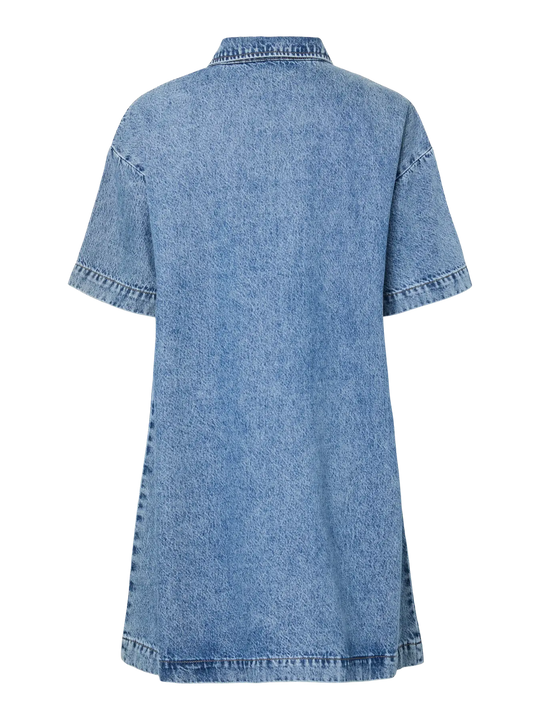 spring denim dress